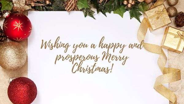 wishing you a happy and prosperous Merry Christmas!