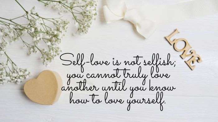 Unconditional self-love quotes