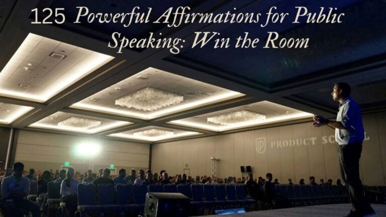 125 Powerful Affirmations for Public Speaking: Win the Room