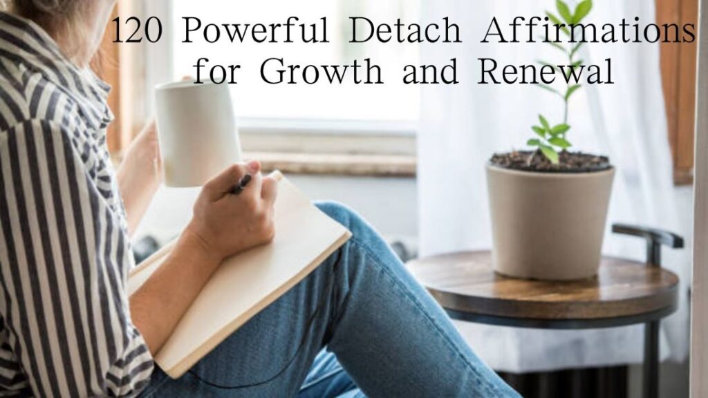 120 Powerful Detach Affirmations for Growth and Renewal