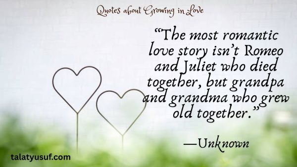 119 Romantic Quotes about Growing in Love Together 119 Romantic Quotes about Growing in Love Together