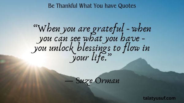 100+ Be Thankful What You have Quotes to Ground You 100+ Be Thankful What You have Quotes
