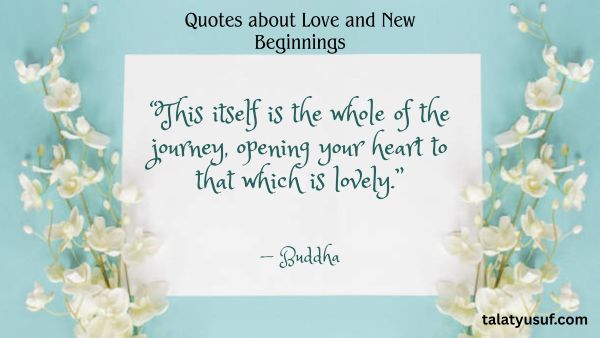 121 Beautiful Quotes about Love and New Beginnings 121 Beautiful Quotes about Love and New Beginnings