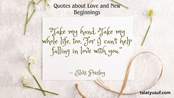 121 Beautiful Quotes about Love and New Beginnings 121 Beautiful Quotes about Love and New Beginnings