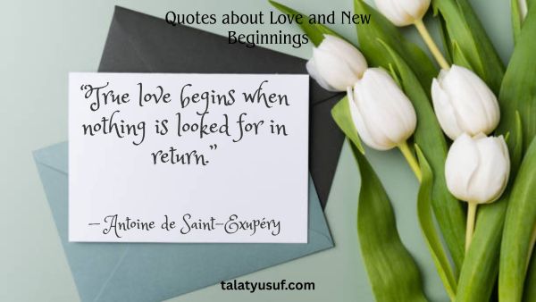 121 Beautiful Quotes about Love and New Beginnings 121 Beautiful Quotes about Love and New Beginnings